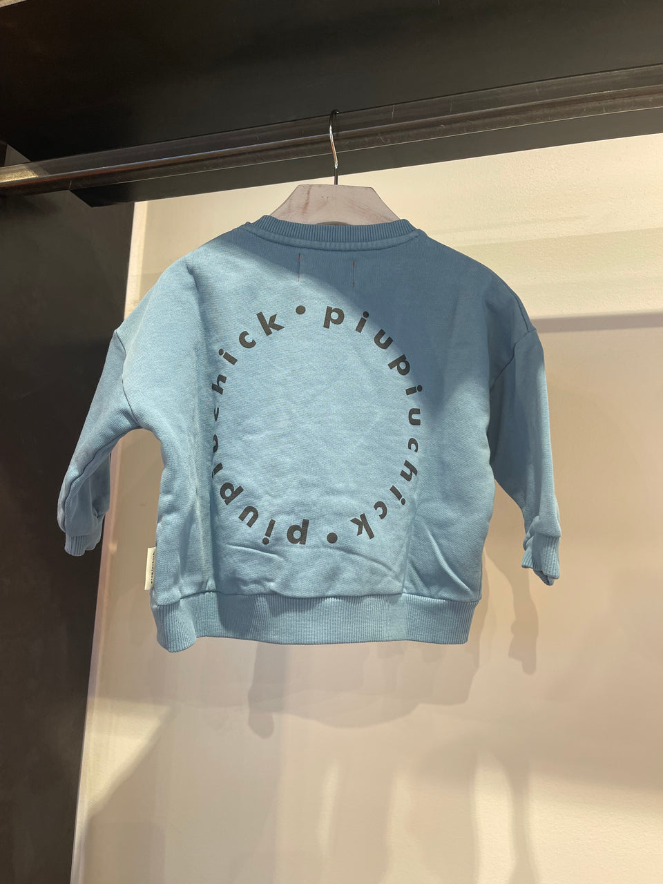Piupiuchick Baby Blue Star Logo Sweatshirt