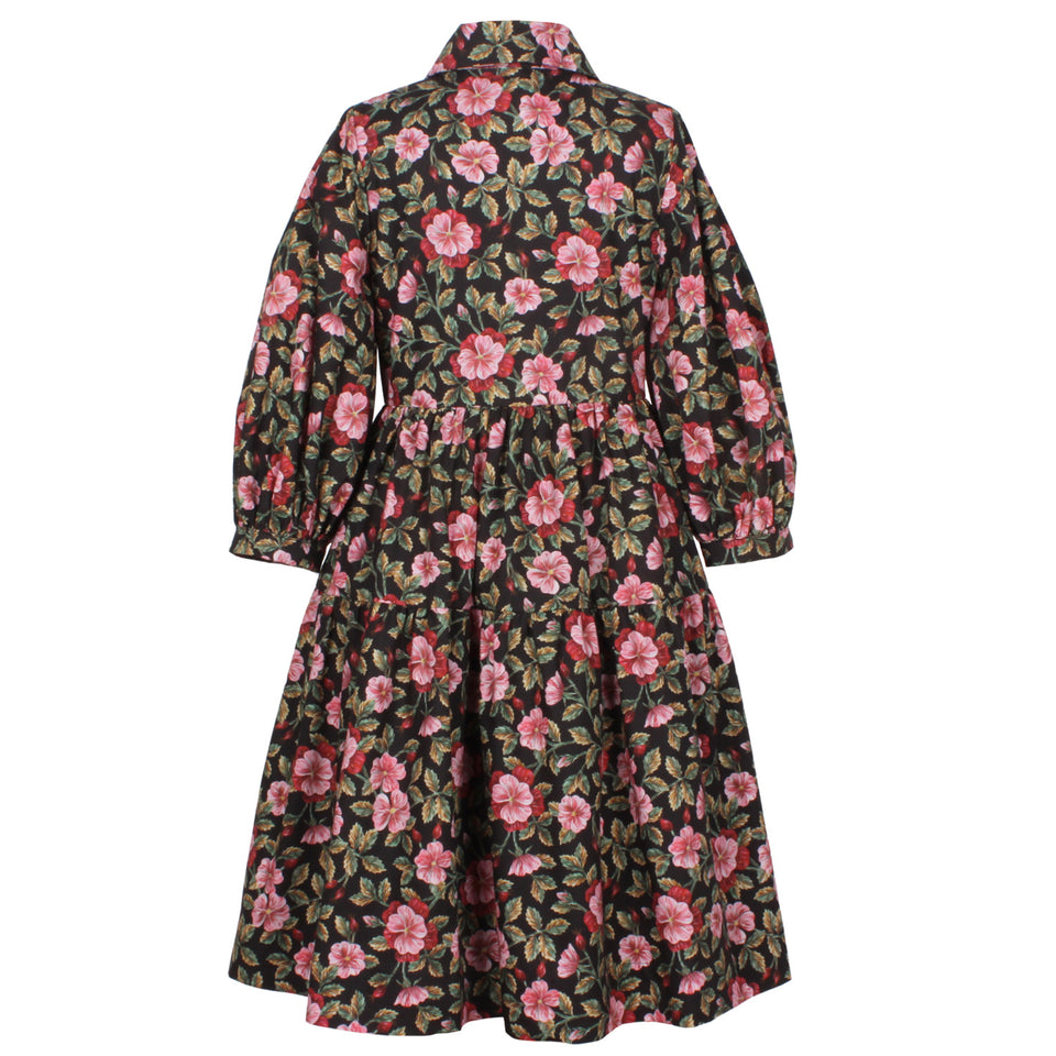 Jessie & James Red Liberty Flower Mila Dress