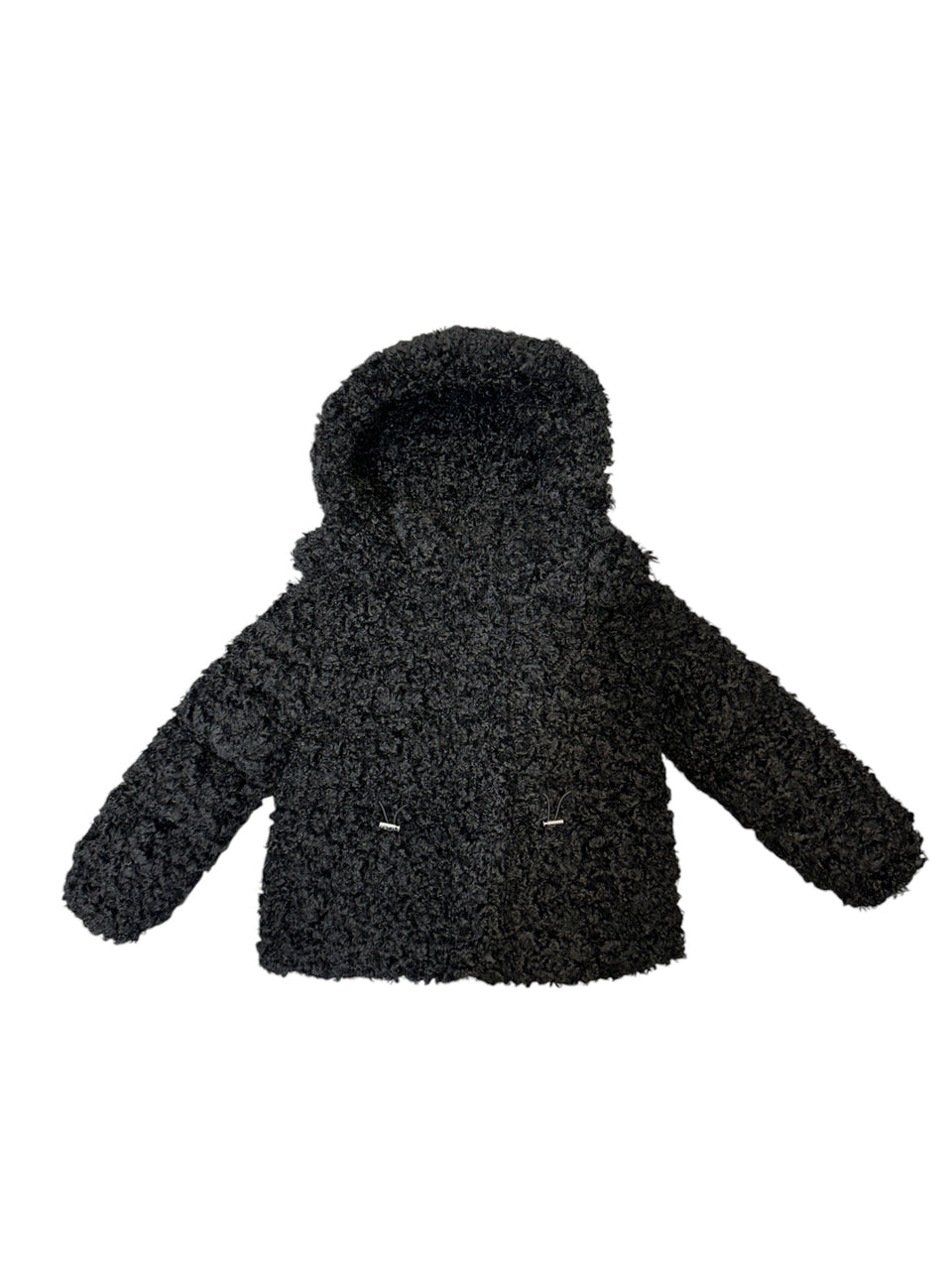 Mantel Black Sherpa Coat