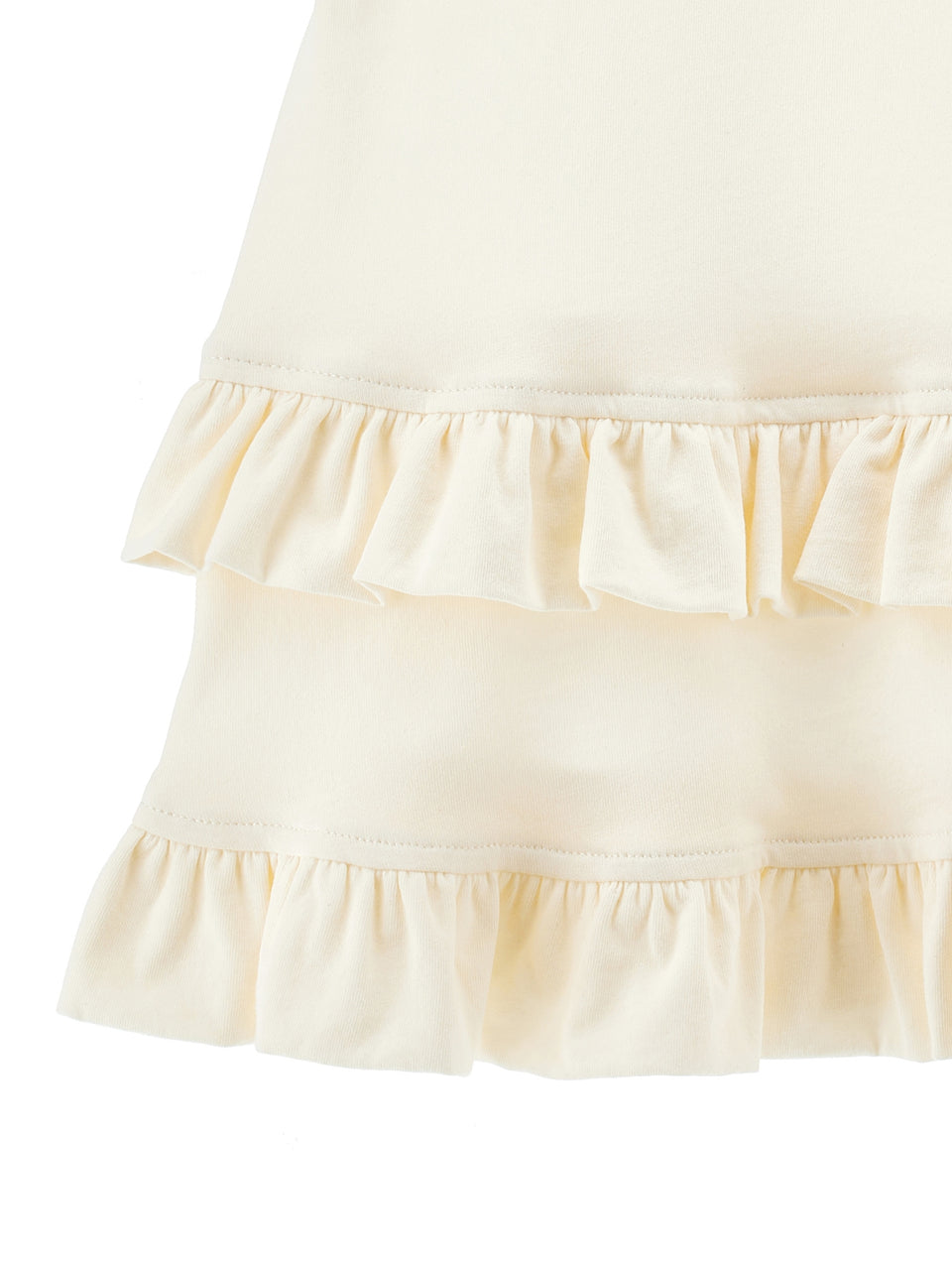 Philosophy Cream Dress W/ Ruffles