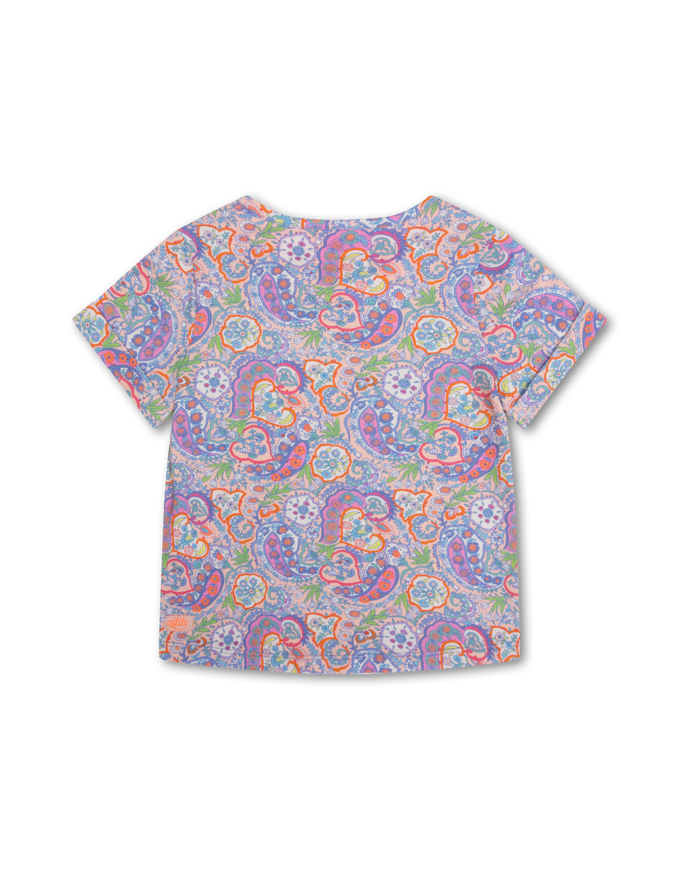 Oilily Toliday Girls Paisley Print Tee