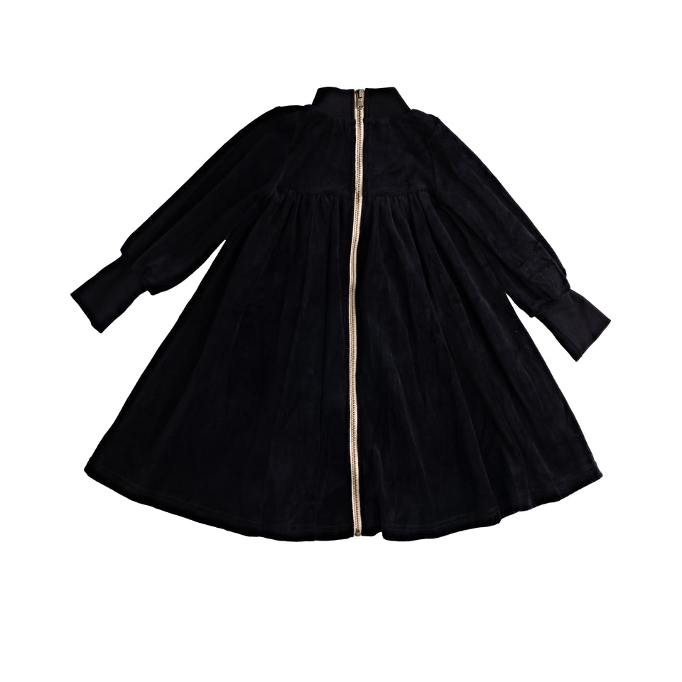 Birnham on the Sea Swing Black Dress