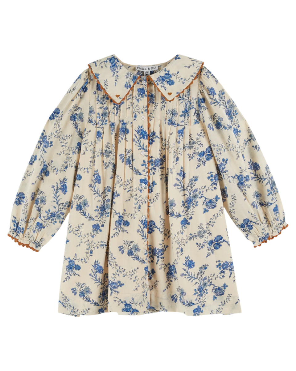 Emile & Ida Orchid Blue Dress