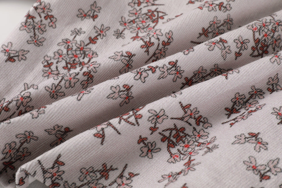 Nou Nelle Corduroy Floral Dress