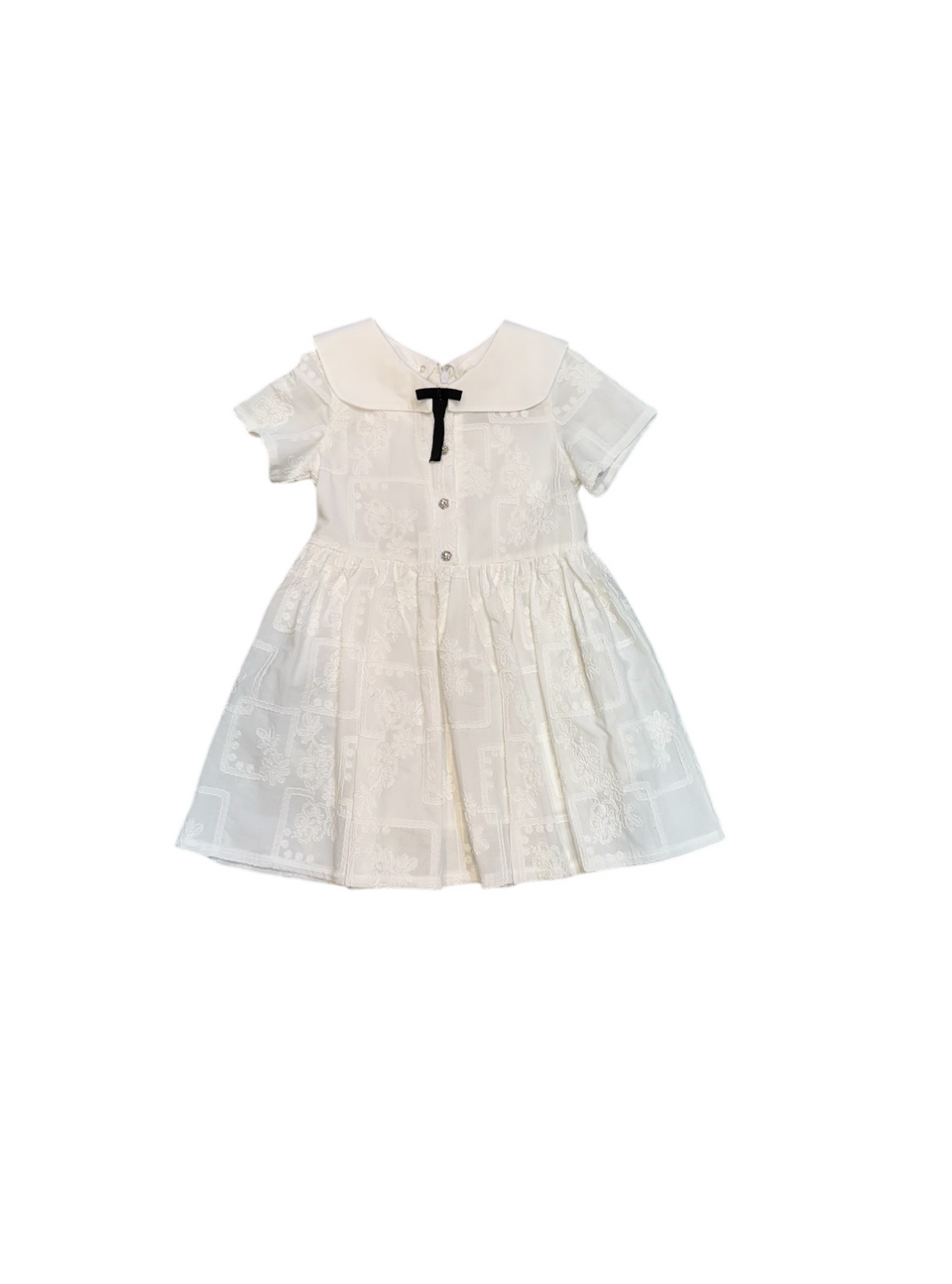 Gentile Catone Laced White Costanza Dress