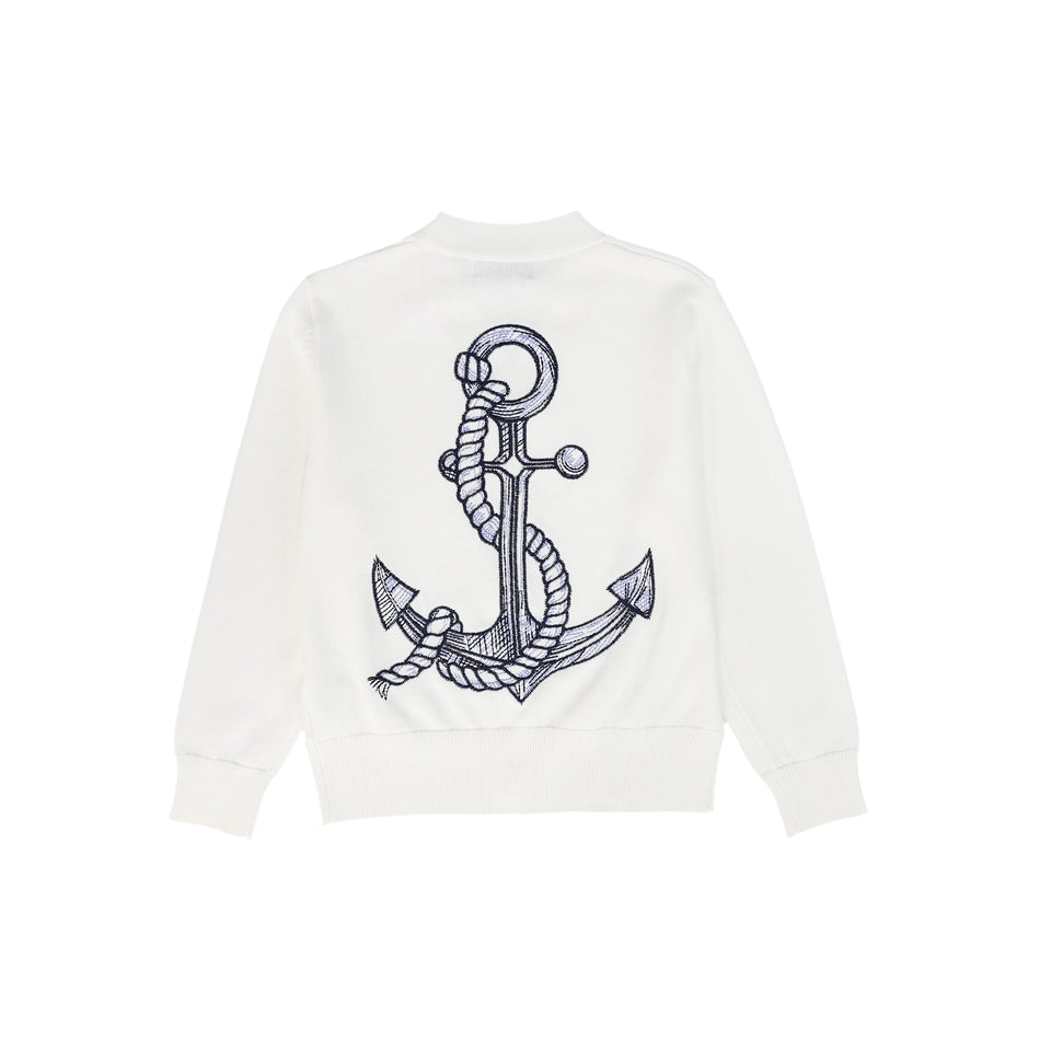 Bamboo Anchor Stitched Cardigan