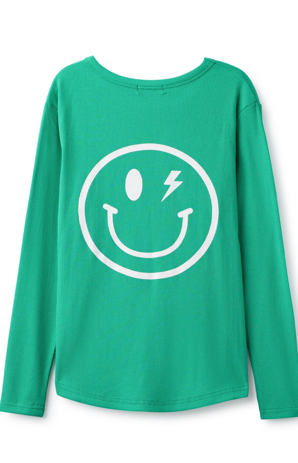 Noname Green Smiley Face Tee w/Smiley on Back