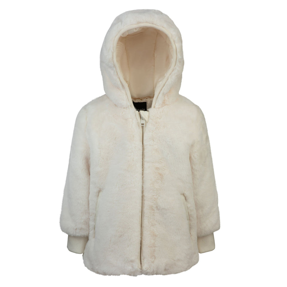 Pramie Ivory Fur Jacket runs full