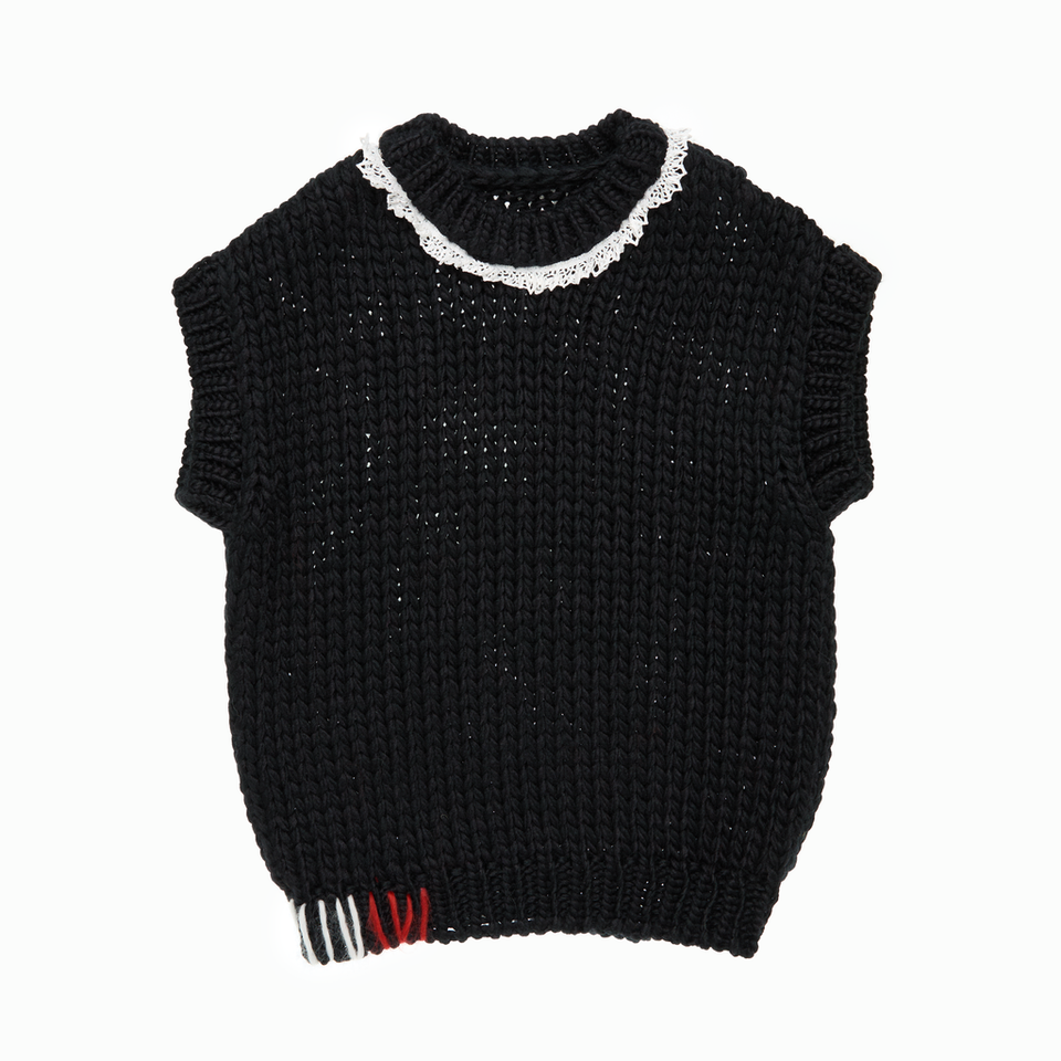 Paade Mode Leona Black Vest RUNS HUGE MUST SIZE DOWN
