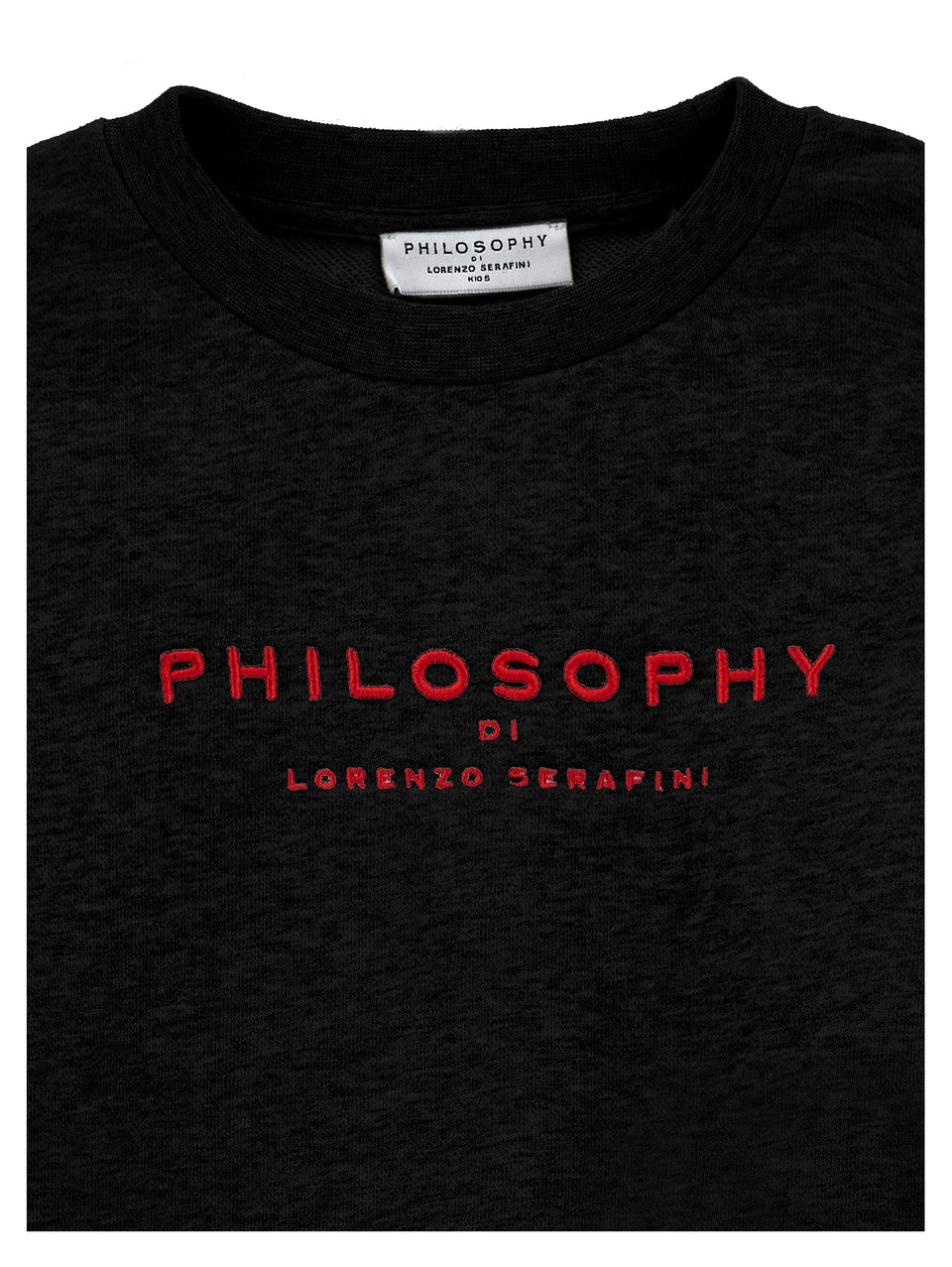 Philosophy Black LS Sweatshirt w/ Logo