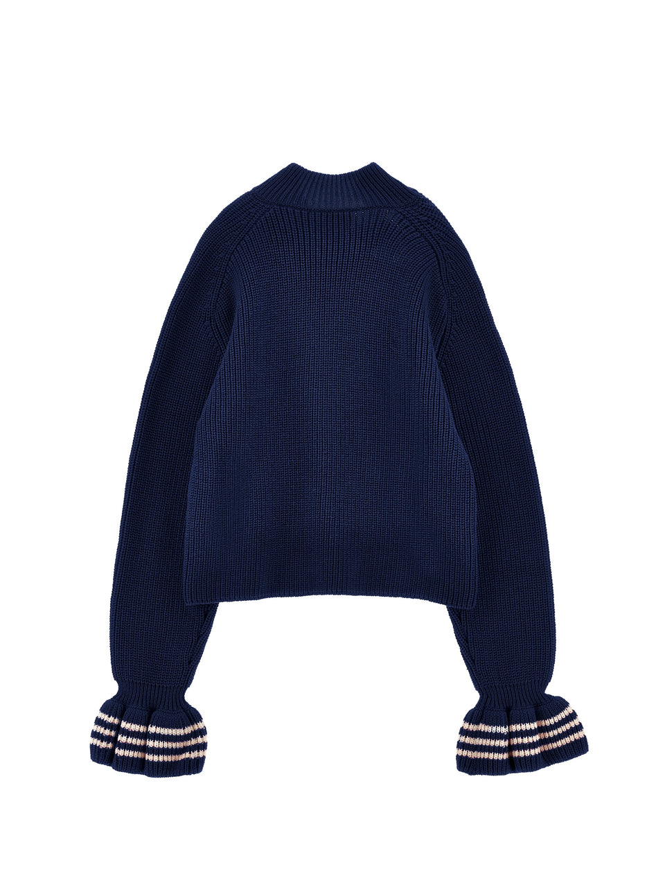 Philosophy Blue Sweater w/ Bow size down.