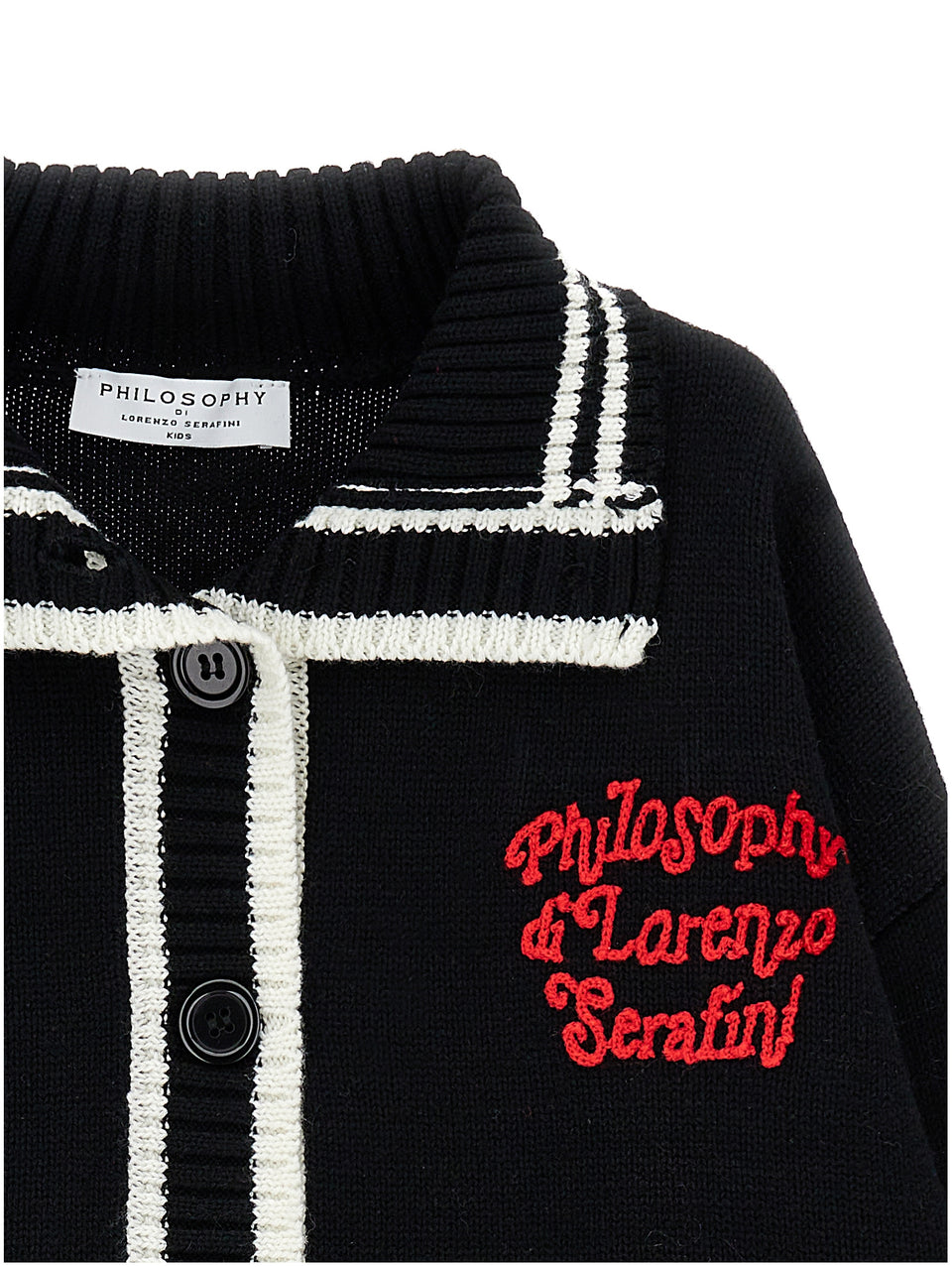 Philosophy Black LS Cardigan