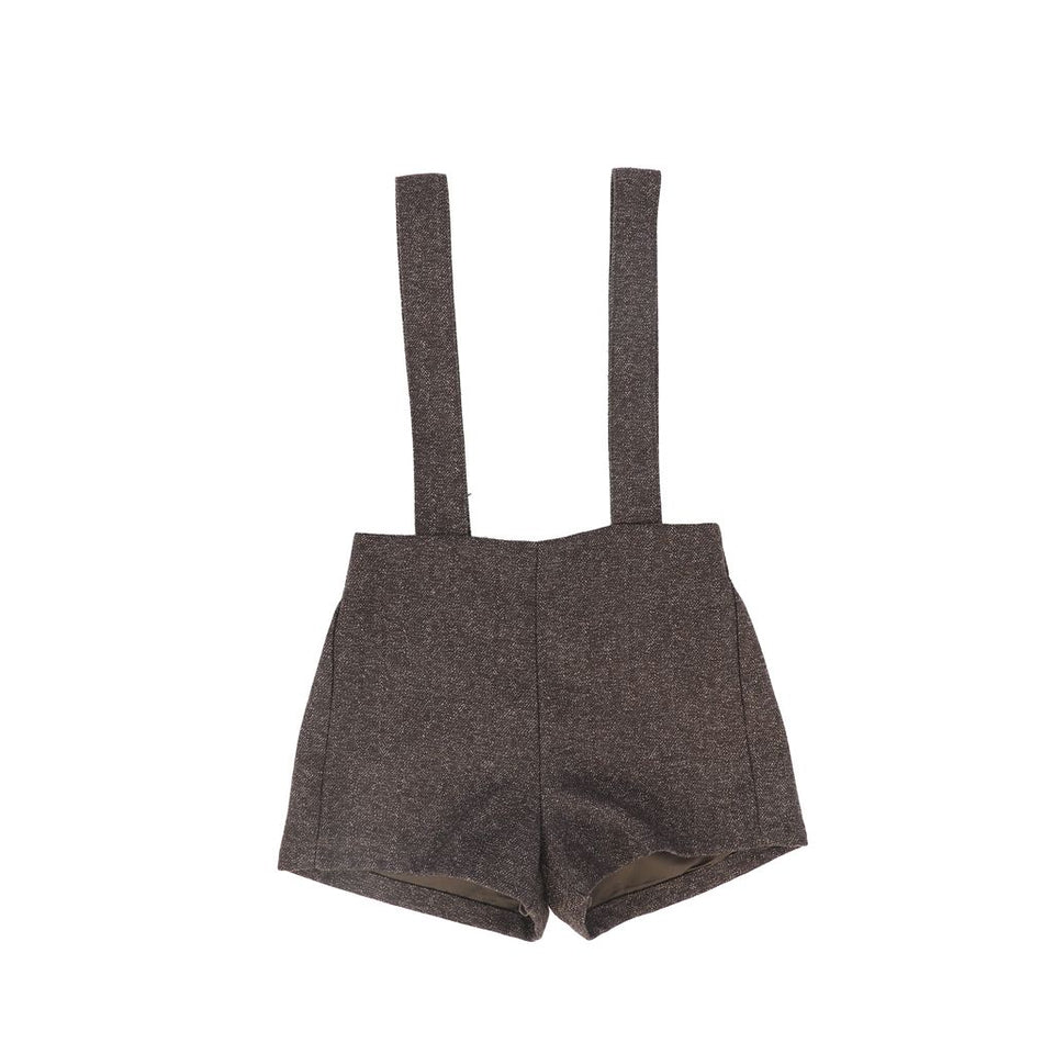 Le Bourdon Brown Textured Overall