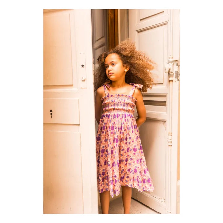 Louis Louise Pink Stripe Indian Flower Lurex Lucilia Jumper