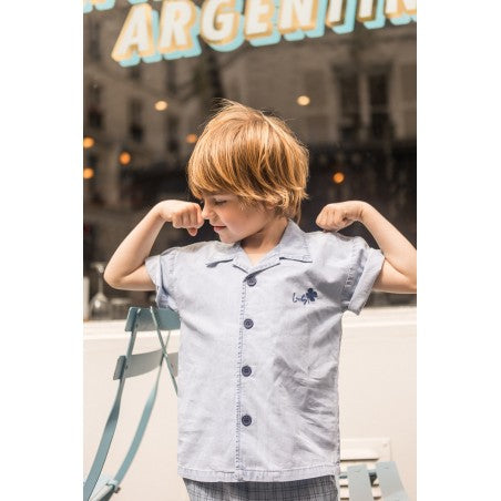 Louis Louise Light Blue Denim Magnum Shirt