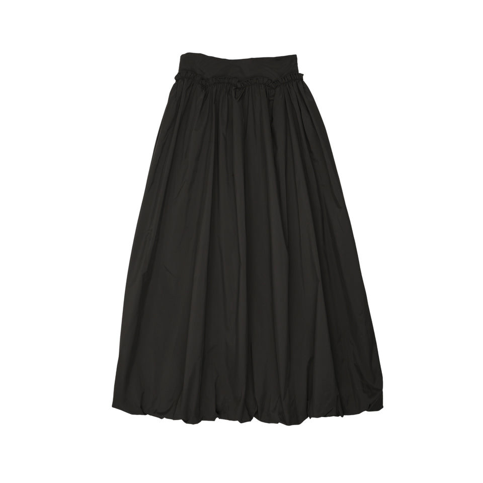Urban Edge Black Taffeta Bubble Skirt