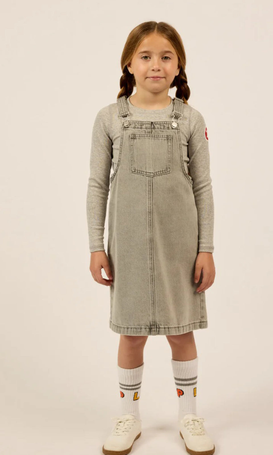 Little Parni Grey Denim Jumper