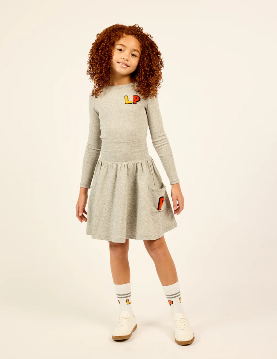 Little Parni Grey Long Sleeve Tshirt
