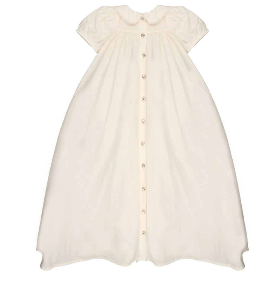 Little Tempest White Taffeta Gown