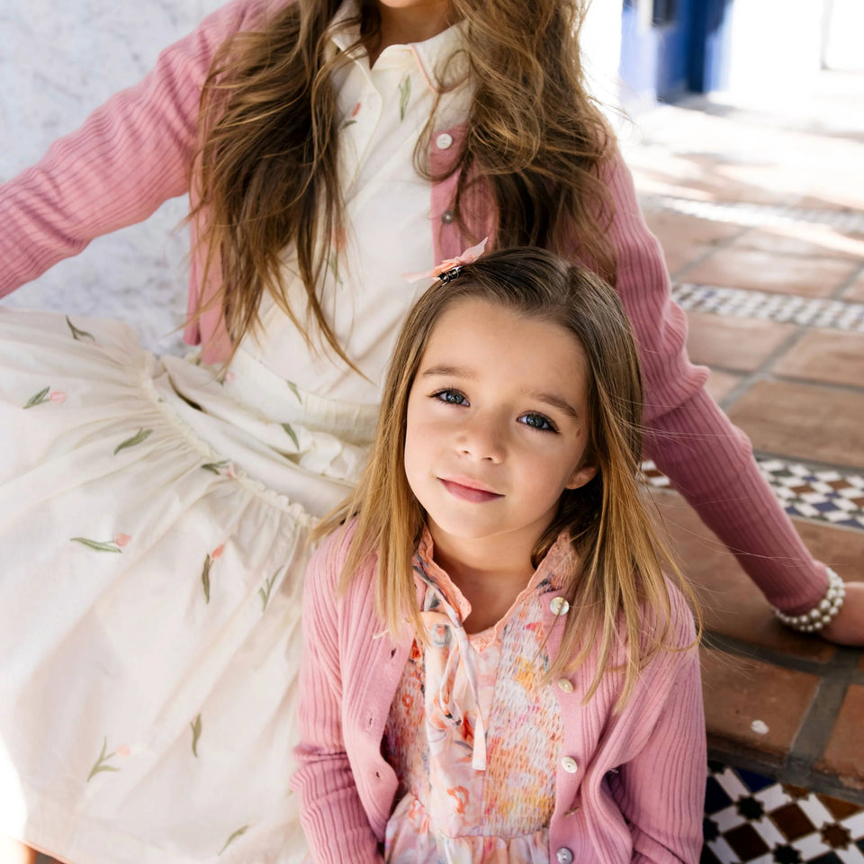 Sweet Threads Pink Ornella Cardigan