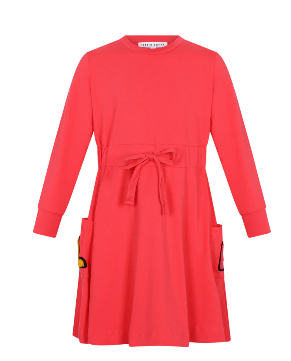 Little Parni Pink LP Pocket Dress