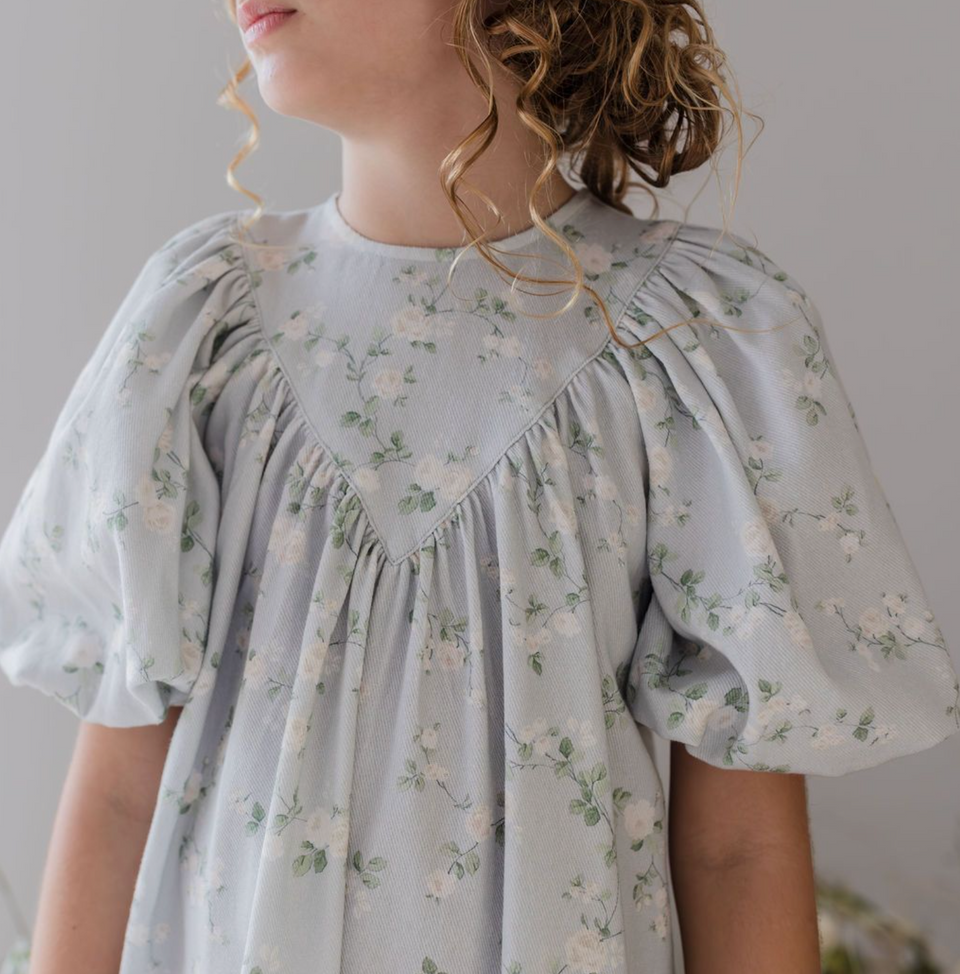Steph Cream Bud Chambray Dress