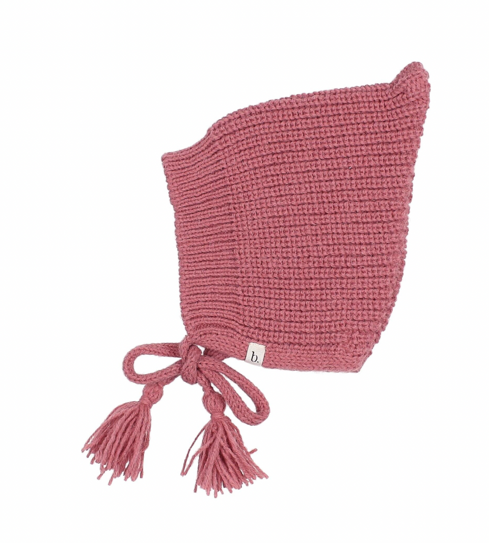 Buho Blush Soft Knit Cardigan W/ Hat