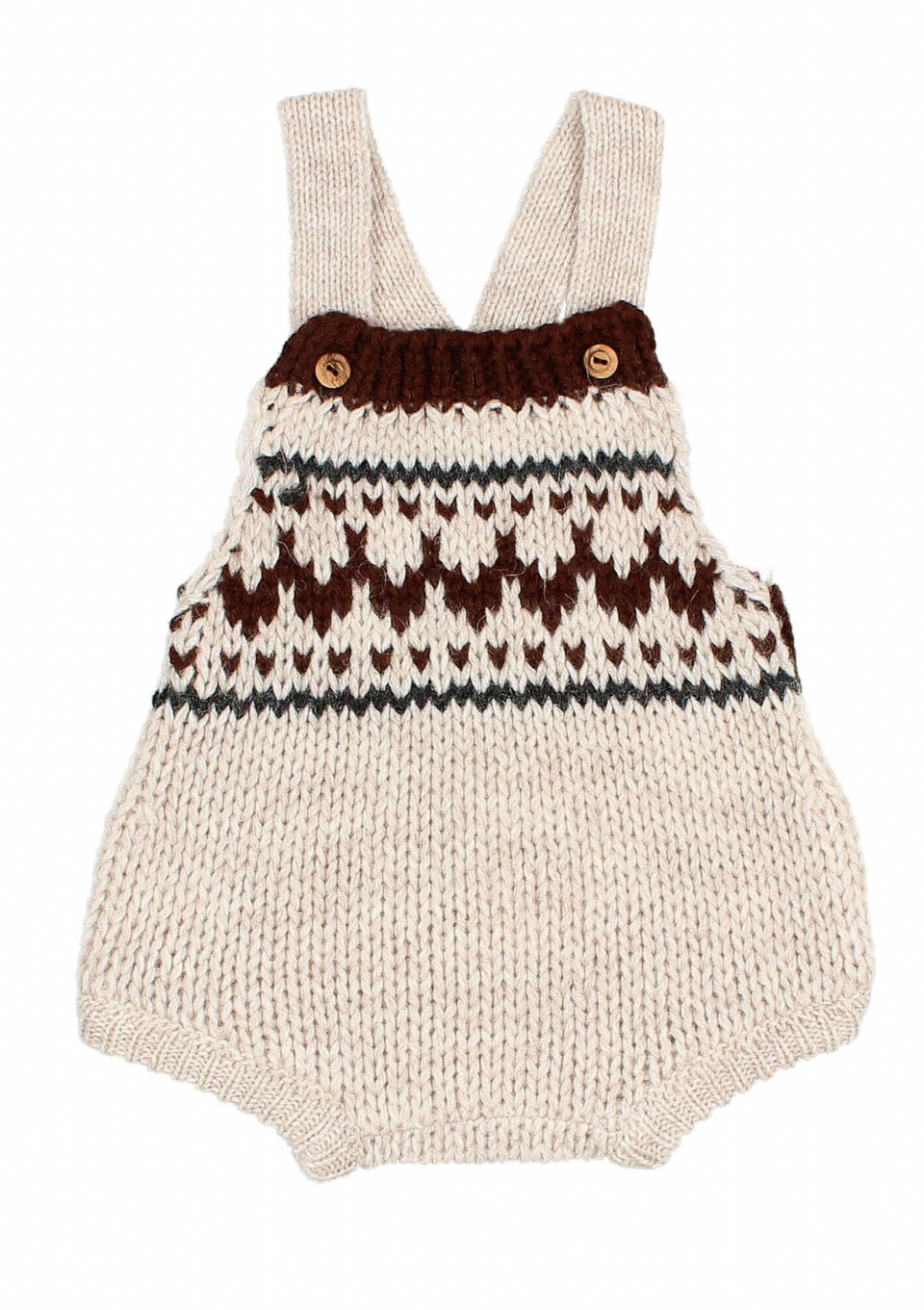 Buho Folk Knit Sweater w/ Romper Set