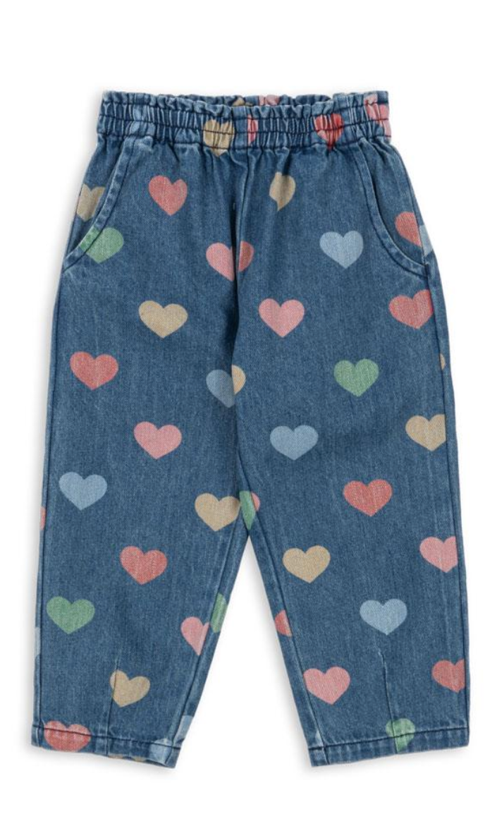 Konges Slojd Colorful Denim Pants size down. Runs full.
