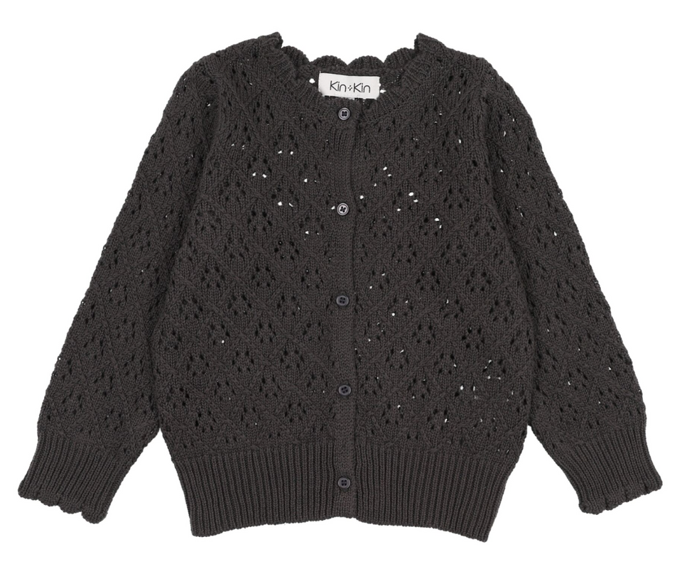 Kin Kin Grey Knit Cardigan
