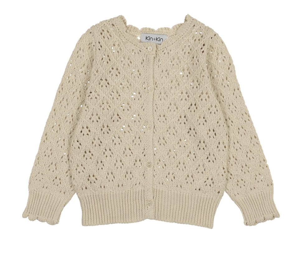 Kin Kin Natural Knit Cardigan