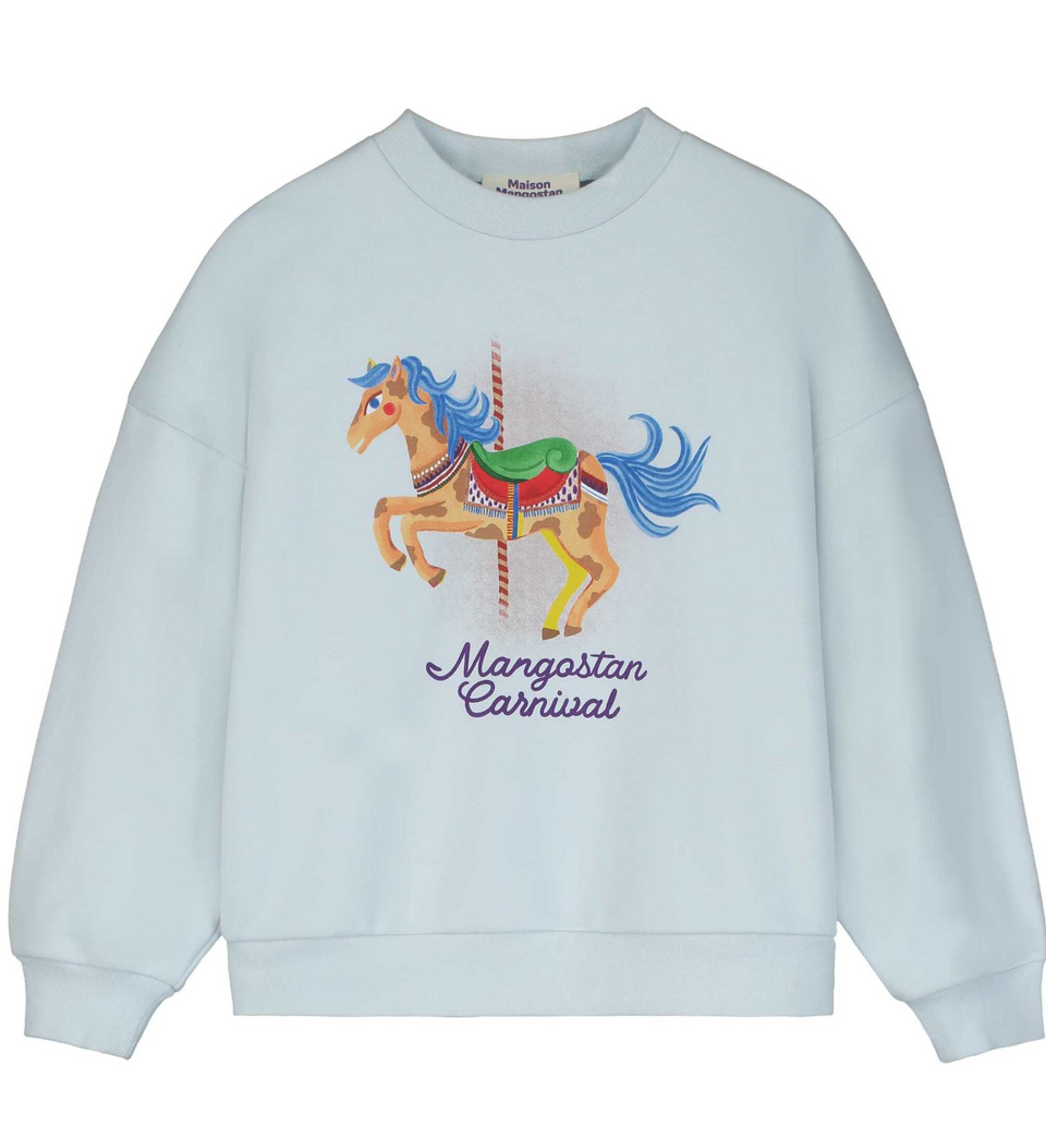 Maison Mangostan Carnival Sky Blue Sweater