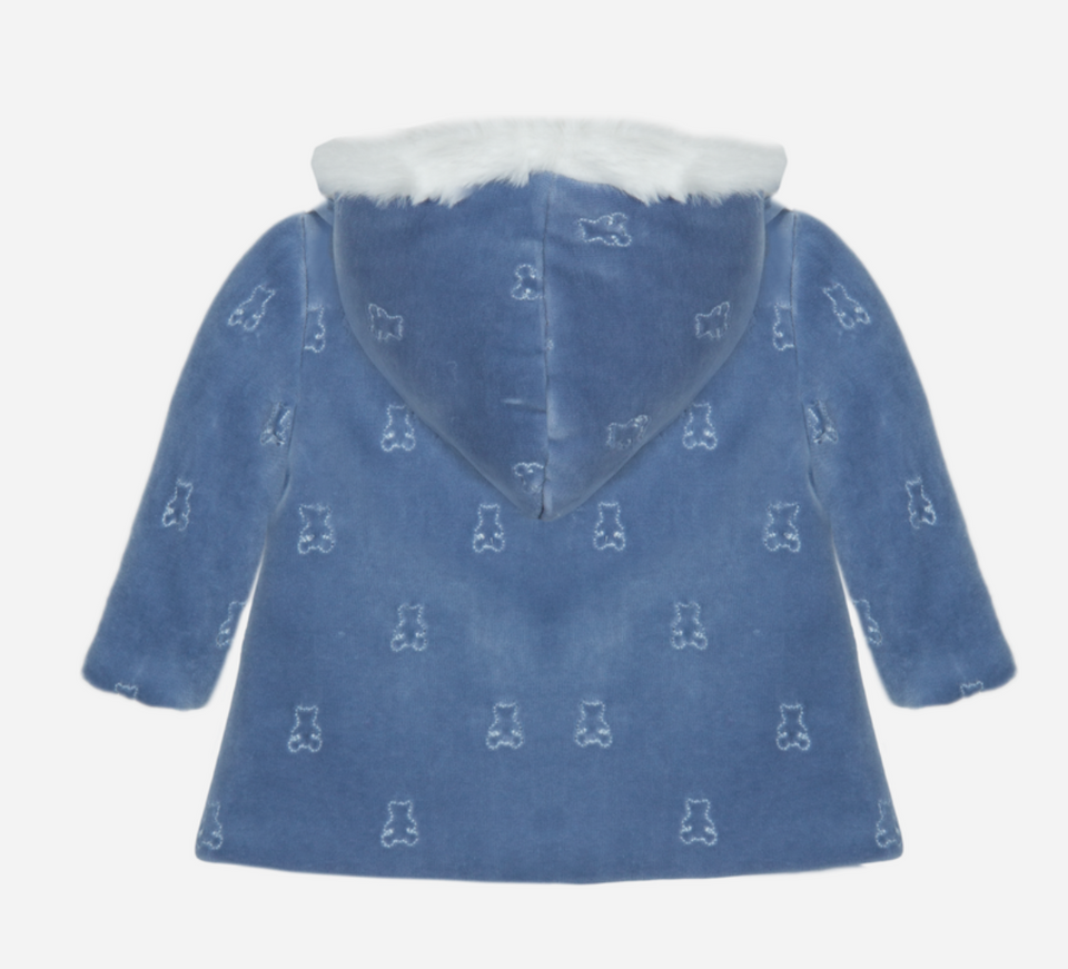 Patachou Blue Velour Jacket