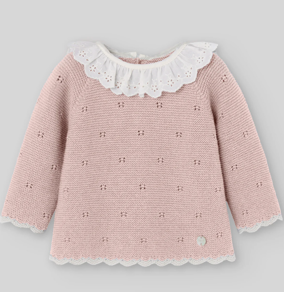 Paz Powder Pink Knit Set