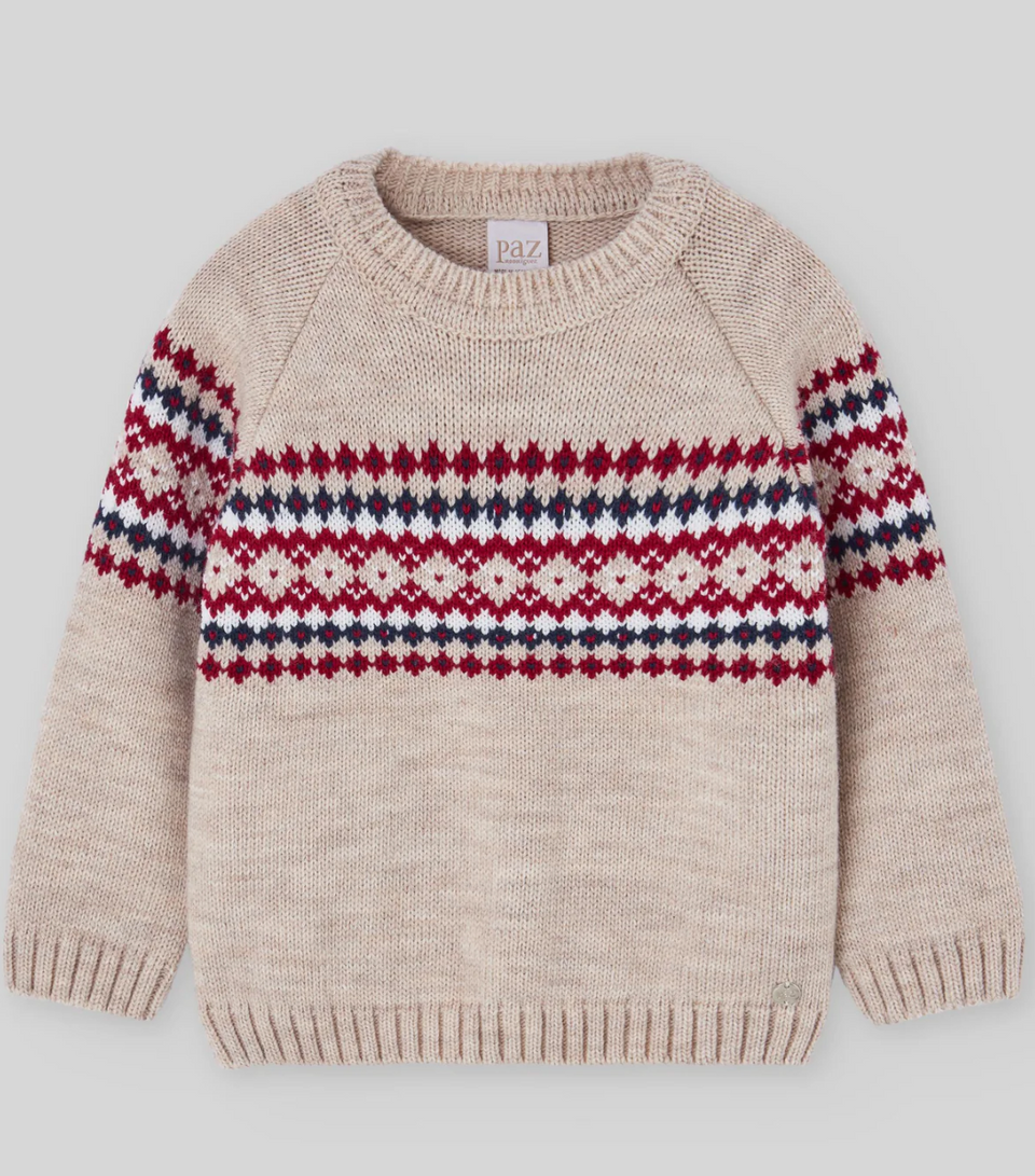 Paz Sand Knit Pullover
