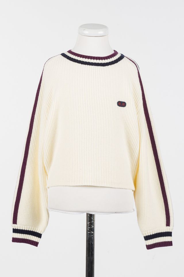 Twinset Cream Crewneck Sweater