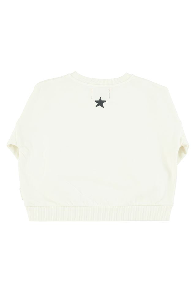 Piupiuchick Ecru "Rockstar" Sweatshirt