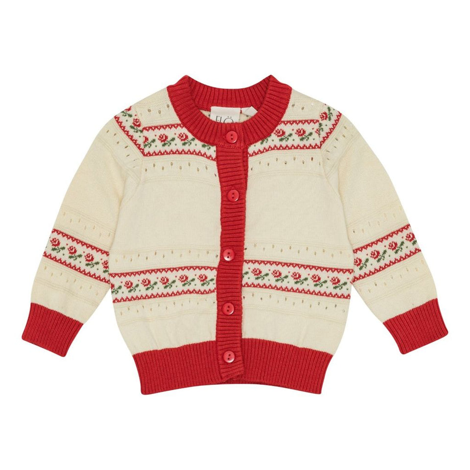 Floss Soft White Lucca Cardigan