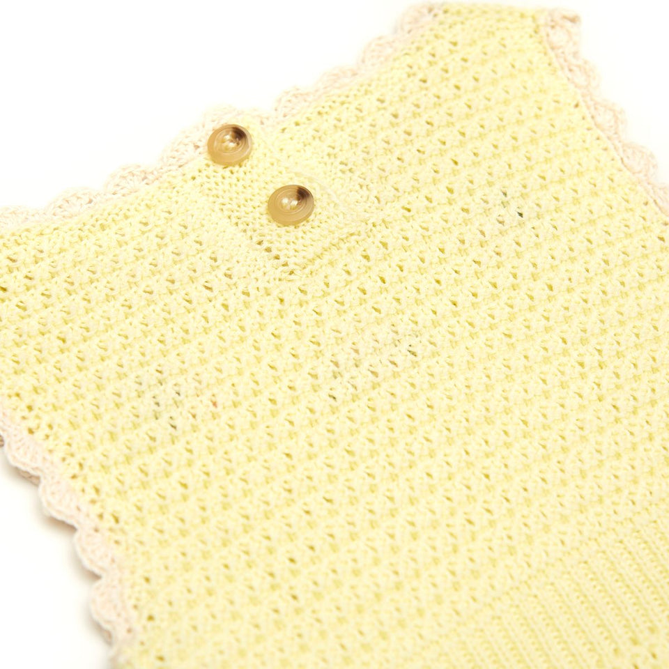 Tun Tun Avery Yellow/Natural Romper
