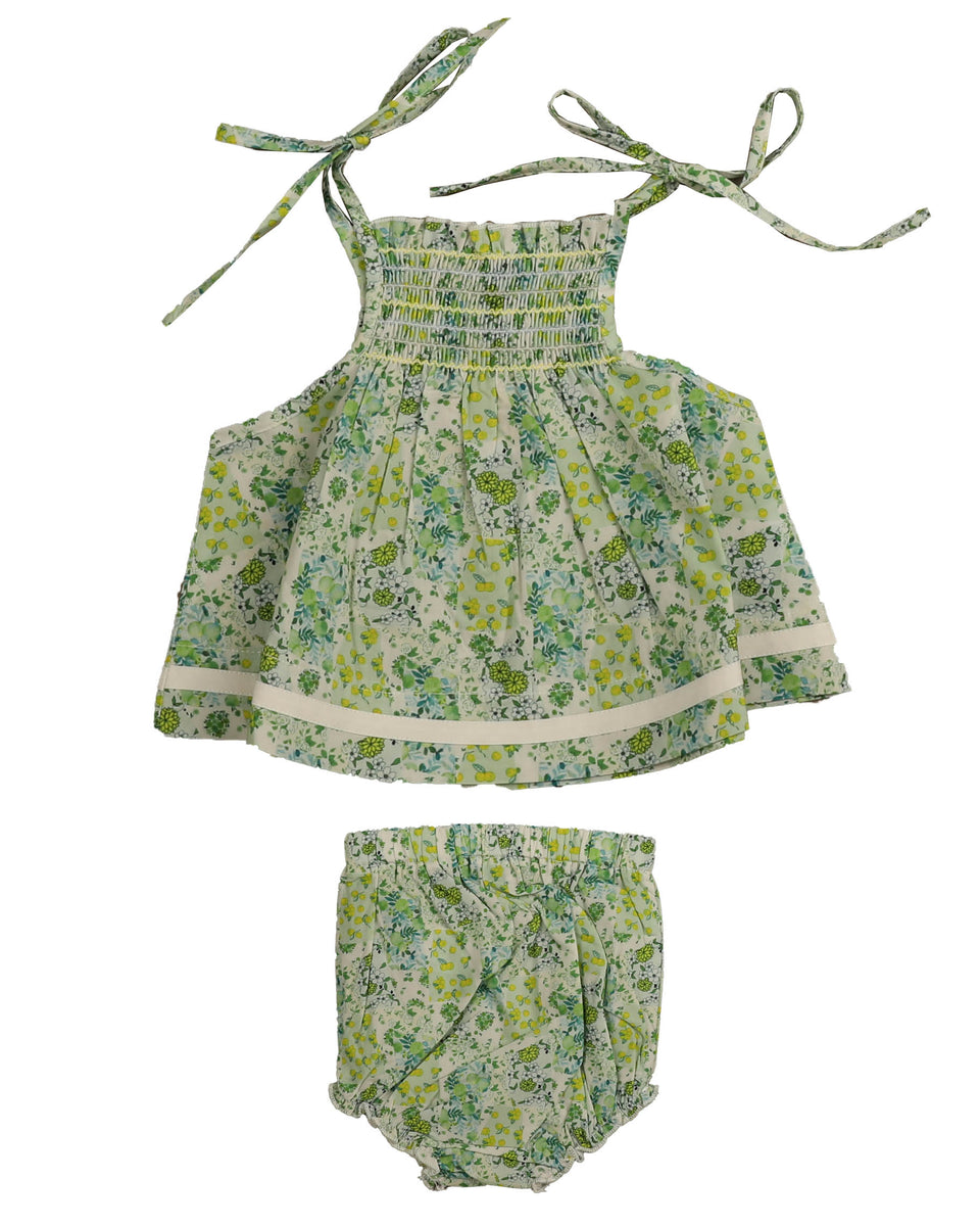 Belati Green Spaghetti Strap Set