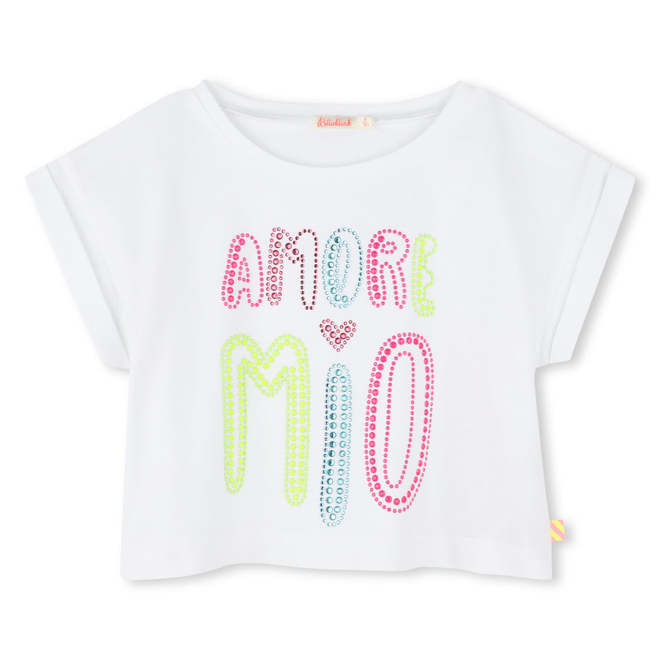 Billie Blush White Graphic T-Shirt