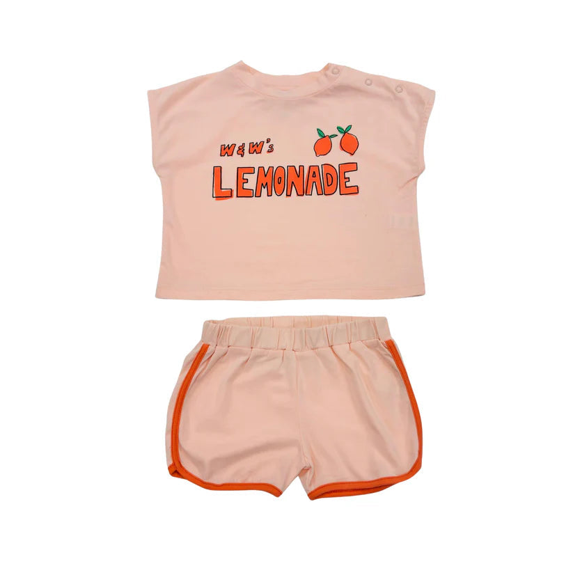 Wander and Wonder Pink Lemonade Tank Set