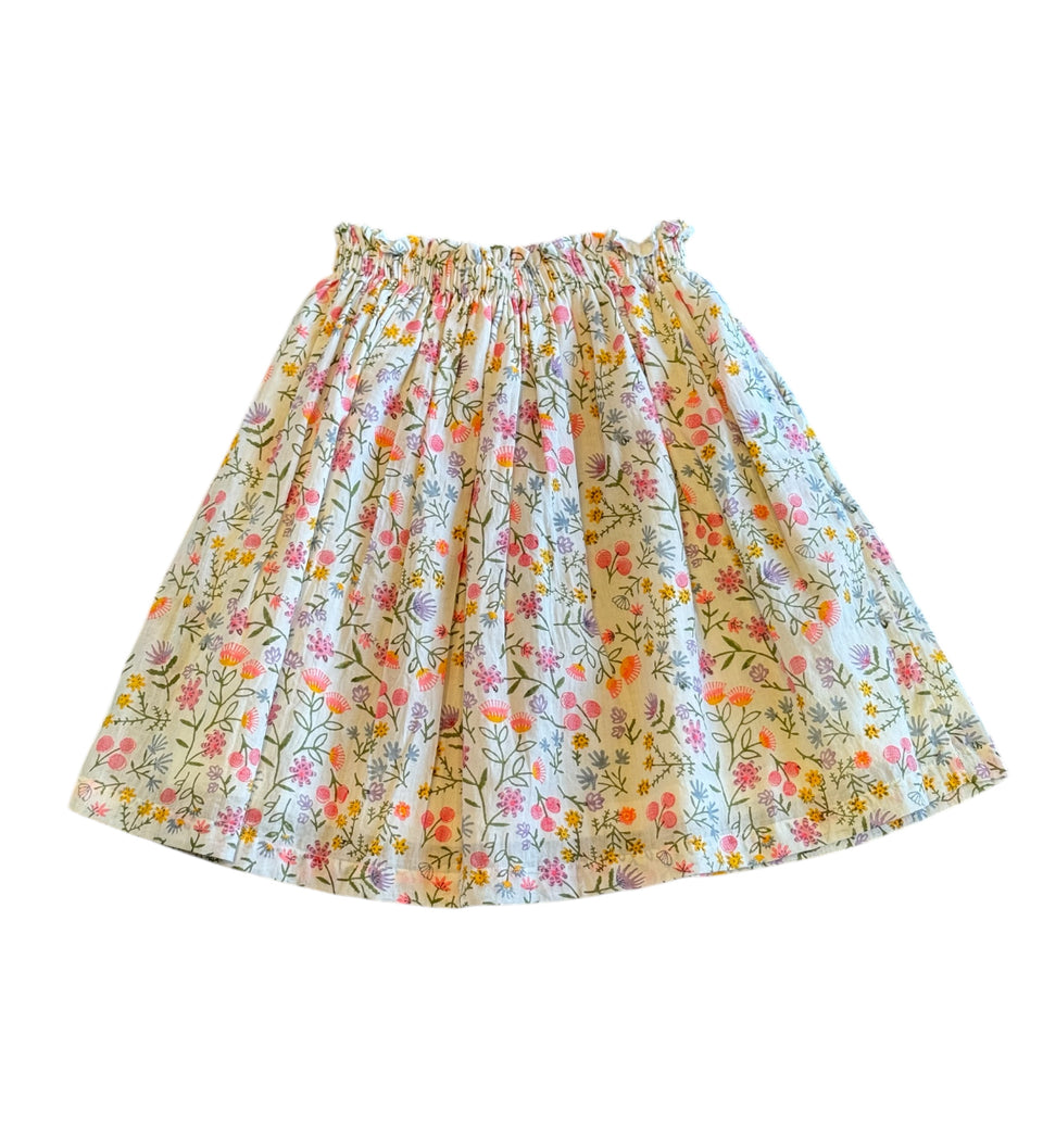 Little Paisley People Orange Field’s Skirt