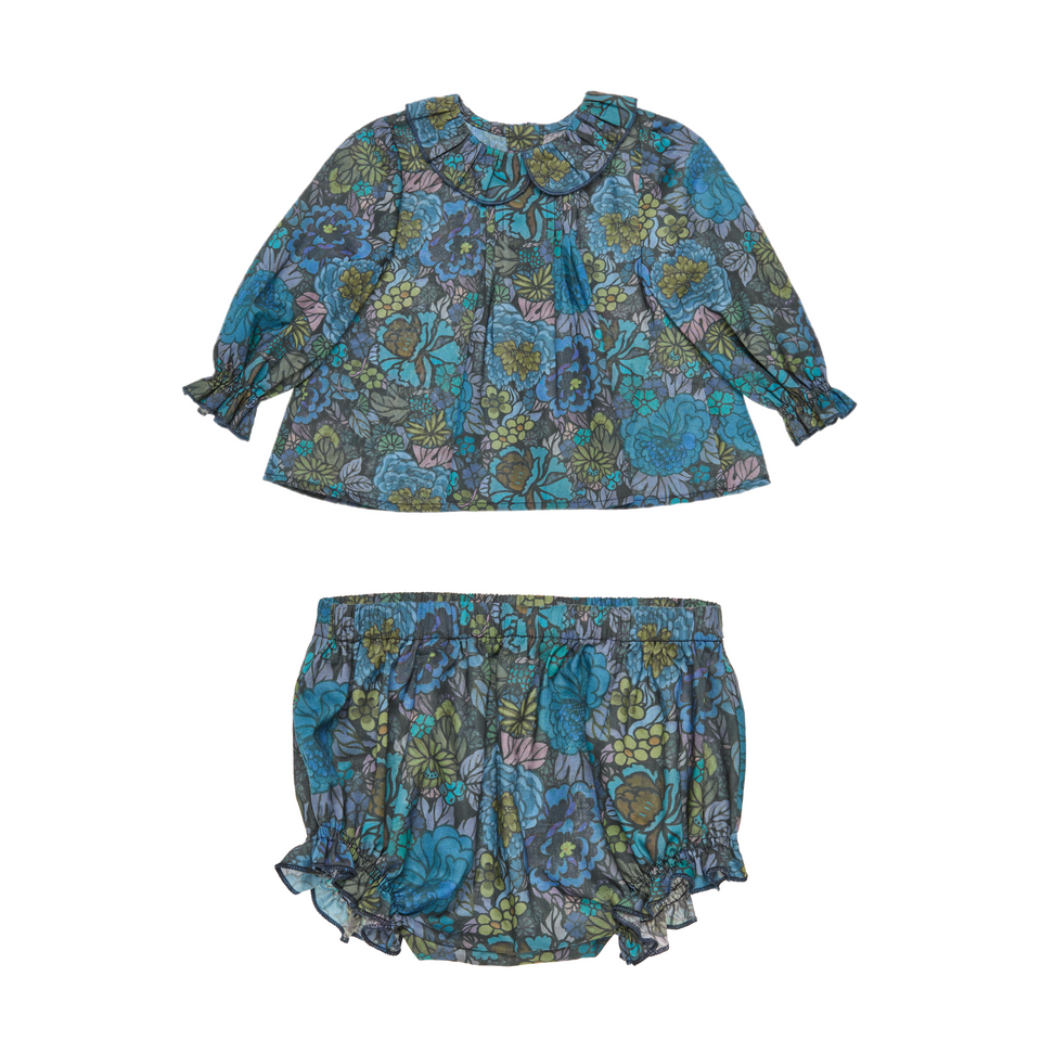 Paade Mode Blue Beatrice Baby Set