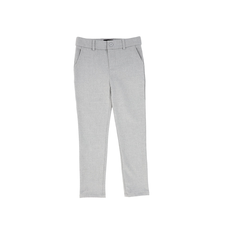 Bamboo Wool Grey Slim Pants