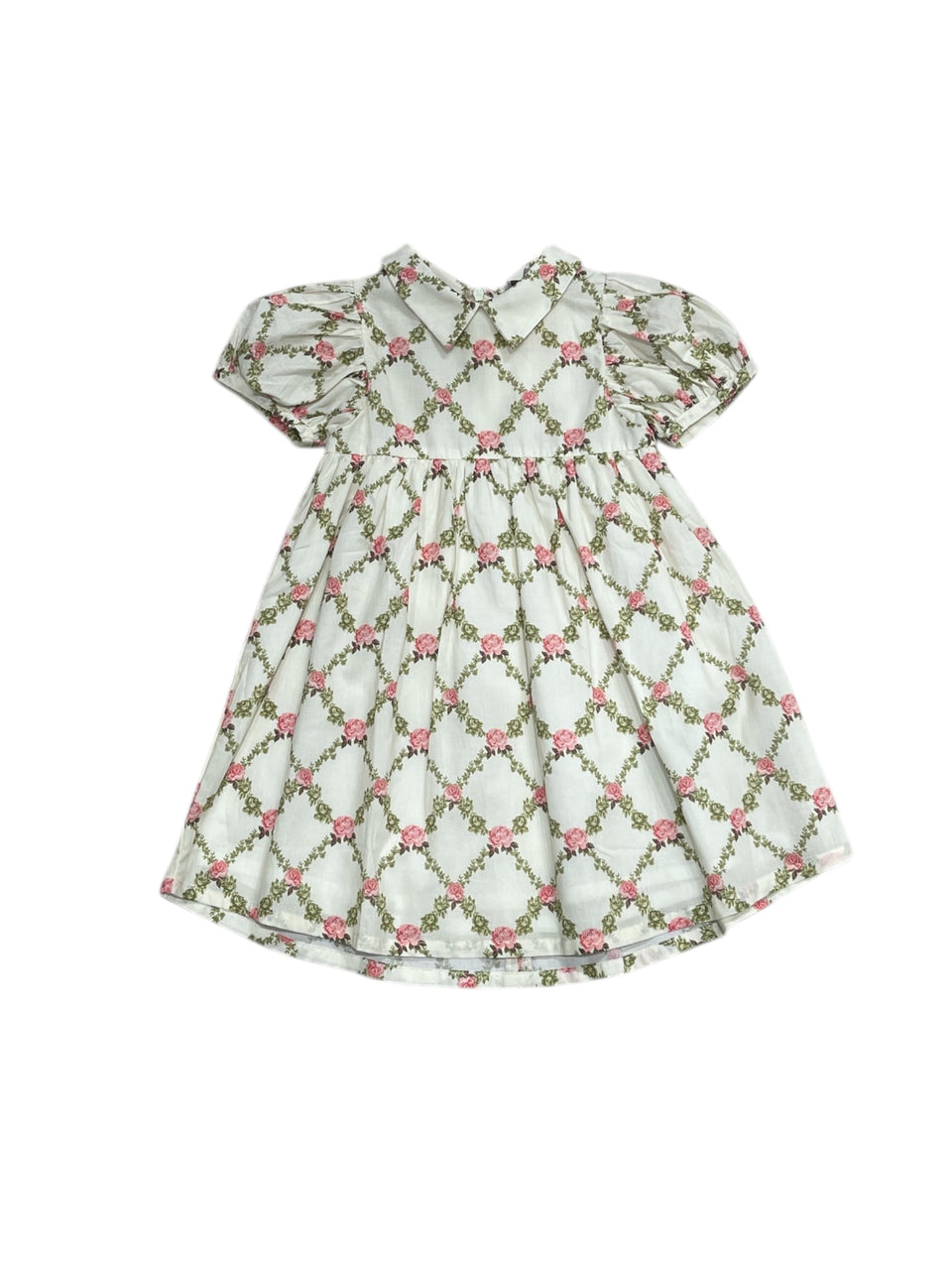 Bebe Organic Sophia Rose Dress Nostalgia Rose- Short Sleeves