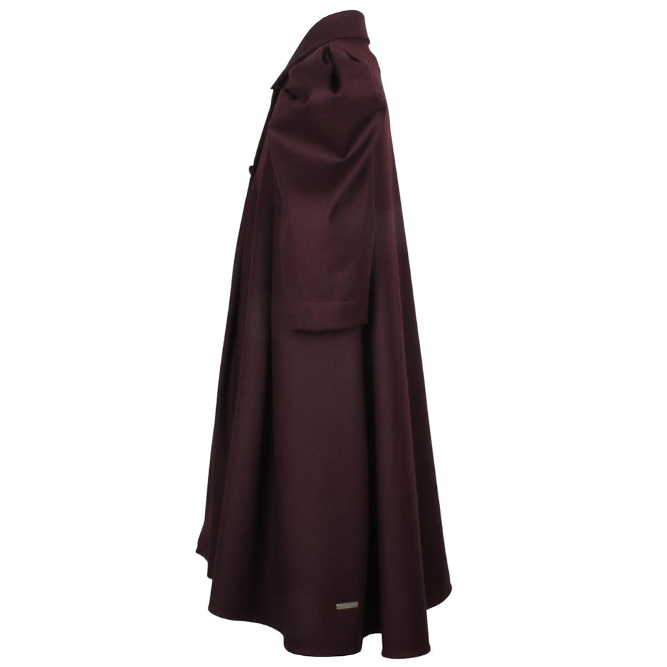 Jessie & James Burgundy Wavy Dress *runs full