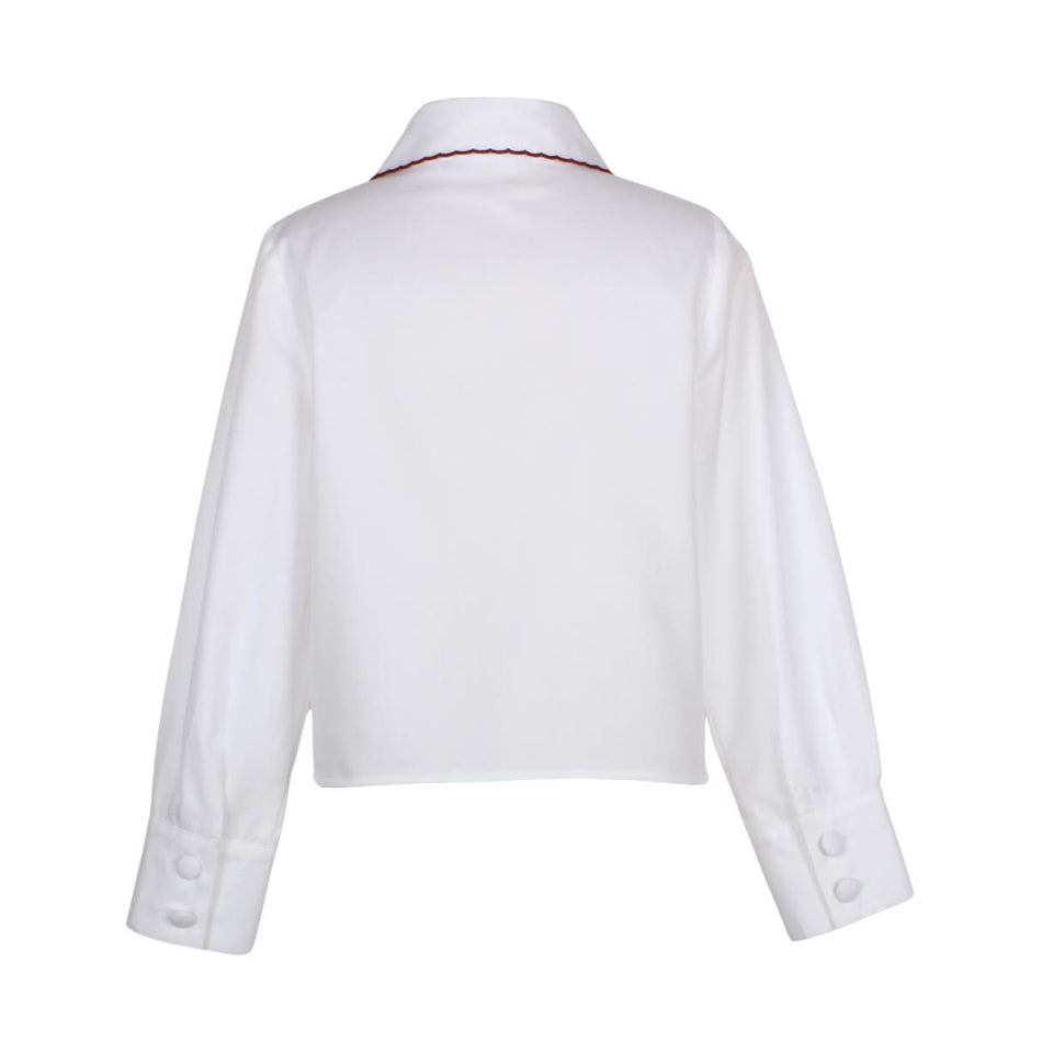 Jessie & James White Scallop Blouse