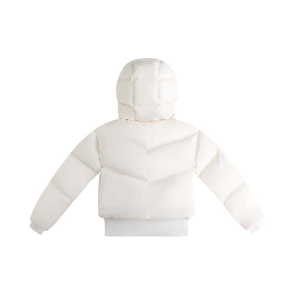 Ellabee Emma Off White Waistband Bomber Coat