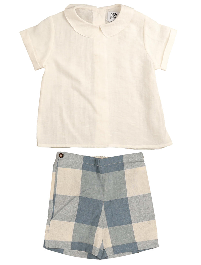 Noma Light Blue Contrast Color Collar Set